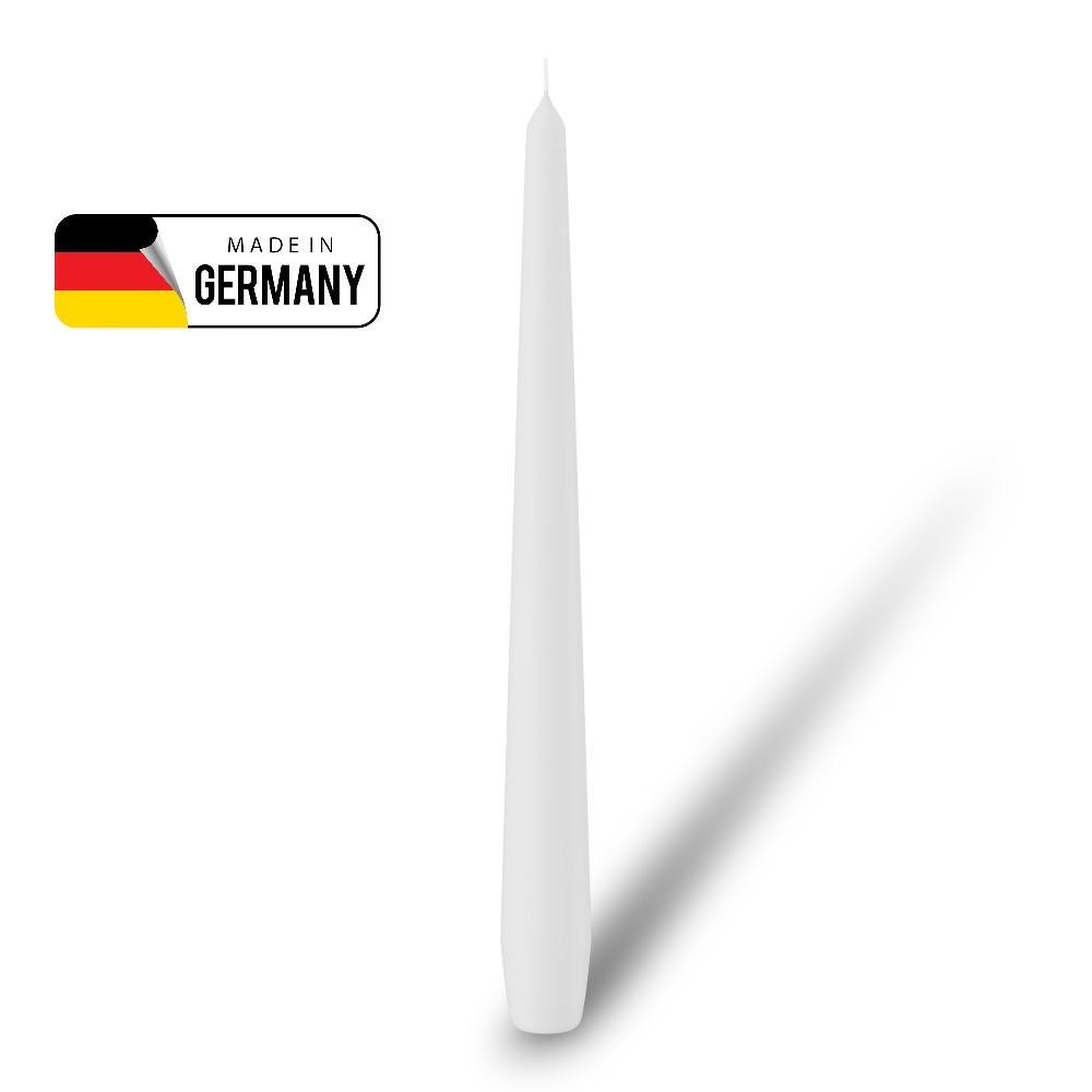 CANDELA CONICA 25X2.5CM WHITE